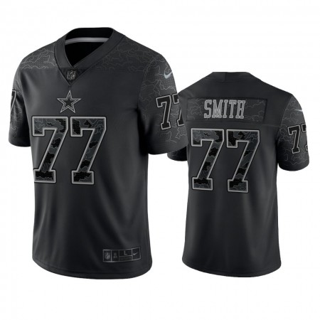 Miesten Dallas Cowboys NFL Pelipaita Tyron Smith 77 Musta Reflective Limited